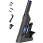 Sweepcent Handheld Vacuum Cordless, 24Kpa Car Vacuum with Brushless Motor, Charging Dock, Rechargeable, 1.5lbs Portable Handheld Vacuum with 2-Speed for Home/Car/Pet (Purple)