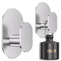 Aikzik Adhesive Towel Hooks - 26LB Heavy Duty Wall Sticky Waterproof Hooks for Hanging Coat, Towel, Robe, Wall Mount Stainless Steel Hooks for Bathroom or Kitchen (Silver, 2 Pack) - color: Silver-2