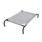 Coolaroo Original Elevated Dog Bed - Breathable Off-The-Ground Pet Bed with Cooling Fabric, Joint Relief & Moisture-Resistant Fabric, 100% Recyclable, Easy Clean, Grey, Large - color: Grey, style: Large Dog Bed