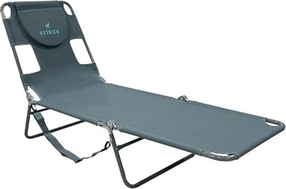 Ostrich Chair Chaise Lounge,Grey - color: Grey, style: Standard Chaise