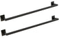 2 Packs 24 Inch Bathroom Towel Bar, Matte Black Towel Racks for Bathroom, JIAPAIDUO Bathroom Towel Rack Wall Mounted, Bath Hand Towel Holder Organizer, Modern Home Decor Towel Rod - size: 24 inch (2 Packs)