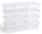 Rubbermaid Cleverstore 6 Qt Clear Storage Bins with Lids, 12-Pack, Stackable, BPA-Free, Made in USA - size: 6 Qt - 12 Pack