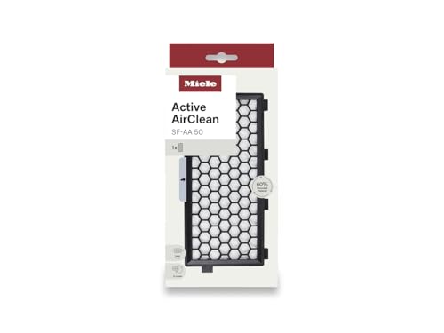 Miele Genuine Active AirClean Filter SF-AA 50 for Miele Guard M1, L1, Complete C2, C3 & Compact C1, C2 Vacuum Cleaners, Designed for Pets and Odor Control