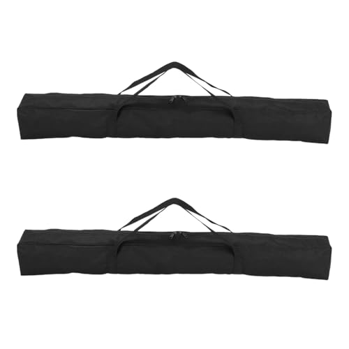 HARFINGTON 2pcs Camping Chair Replacement Bag 31.5" x 3.5" Folding Chair Carry Bags Oxford Cloth Storage Tent Bagging with Handle Strap for Travel Outdoor Camping Sports, Black - size: 31.5" x 3.5"