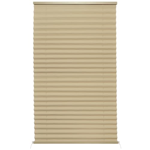 NOVINO RV Blinds for Camper Window,RV Shades Camper Blinds for Travel Trailers,Motorhome Pleated Window Shades-14 W x 26" L - color: Cappuccino, size: 14"W x 26"H