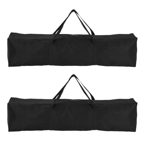HARFINGTON 2pcs Camping Chair Replacement Bag 33.5" x 5.9" Folding Chair Carry Bag Oxford Cloth Storage Tent Bag with Handle Strap for Travel Outdoor Camping Sports, Black - size: 33.5" x 5.9"