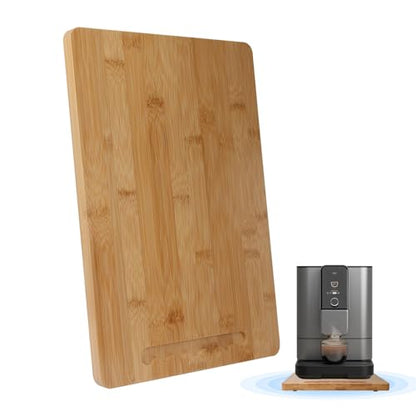 Bamboo Sliding Appliance Tray,Coffee Maker Slider Tray with Rubber Wheels, Countertop Pull Out Organizer for Coffee Machines,Air Fryers and Other (Natural, Medium-Long(9.5"W x 14"L)) - size: Medium-Long(9.5"W x 14"L)