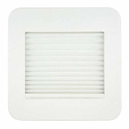 AP PRODUCTS A1W-15201612 RV WINDOW VENT SHADE; WHITE