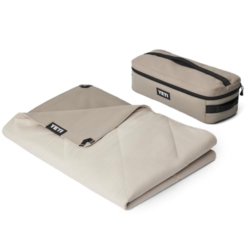 YETI Lowlands Blanket, Multi-Use Blanket with Travel Bag - color: Cape Taupe