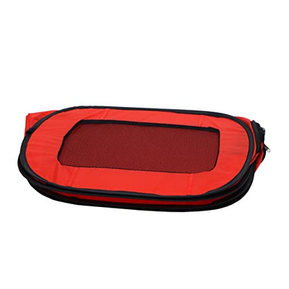 Portable Pop Up Dog Crate-X Large, Red - size: 36.0"L x 24.0"W x 24.0"H