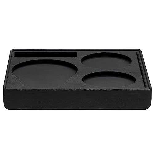 Normcore Espresso Compact Tamping Station - Barista Tamping Mat - Anti Slip Corner Tamping Mat - Compact Coffee Tamper Holder Pad - Espresso Accessories Tool - Food Grade Non-Slip Silicone