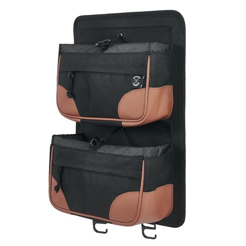 Living in a Bubble Wall Storage Organizer for Travel Trailer, Campervan, RV, and Motorhome - Durable Interior Wall-Mount Adhesive Storage Solution & Space Saver (Canyon -Black) - color: Black