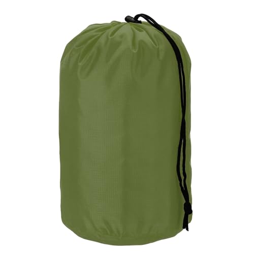 Stuff Sack, Nylon Waterproof Storage Sacks Portable Drawstring Dry Stuff Bag Gear Organization with Toggle, 7x13Inch Fit for Backpacking Camping Traveling Hiking(Dark Green) - color: Dark Green, size: 7 x 13 In