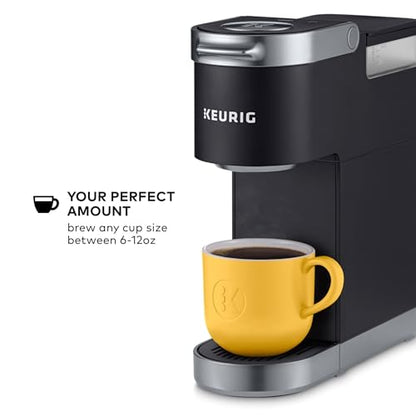 Keurig K-Mini Plus Single Serve K-Cup Pod Coffee Maker, with 6 to 12oz Brew Size, Stores up to 9 K-Cup Pods, Travel Mug Friendly, Matte Black - color: Matte Black