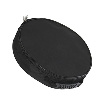 Tissting Round Cable Storage Bag 14.6 Inch - Waterproof Flame Retardant Organizer for EV Charging Cables, Jumper Cables, RV Sewer Hoses & Extension Cords, Portable with Handle