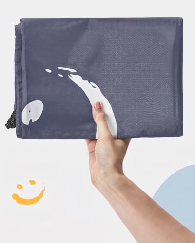 HOMEST 2 Pack XL Wash Me Travel Laundry Bag, Dirty Clothes Organizer, Large Enough to Hold 4 Loads of Laundry, Easy Fit a Laundry Hamper or Basket, Grey - color: (Ⅰ-Wash me)Gray & Grey