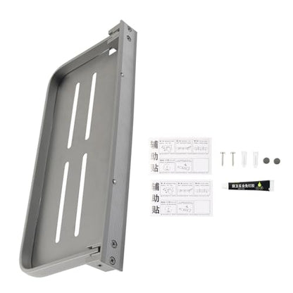 Space Efficient Aluminum Wall Shelf for Motorhomes Organization Foldable Easy Access Enhances Interior Storage Space Saving Storage