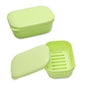 Soap Dish 2 Pack Waterproof Portable Soap Case Tray for Travel, Home, Outdoor, Camping, Gym - Light Green - color: Light Green