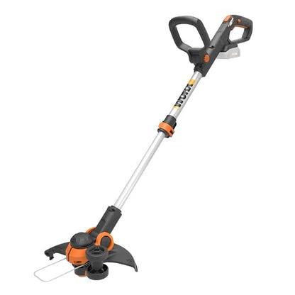 Worx Cordless String Trimmer & Lawn Edger, 12" Electric Weed Wacker with Command Feed, 20V Weed Eater with 4.63 LBS, Batteries & Charger Not Included, WG163.9 - style: 2 in 1 Trimmer/Tool Only