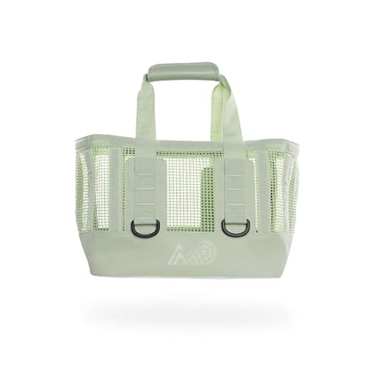 MISSION Boat Gear CASSI Heavy-Duty Outdoor Tote and Waterproof Marine-Grade Mesh Boat Bags - color: Sage, size: 23 Liter
