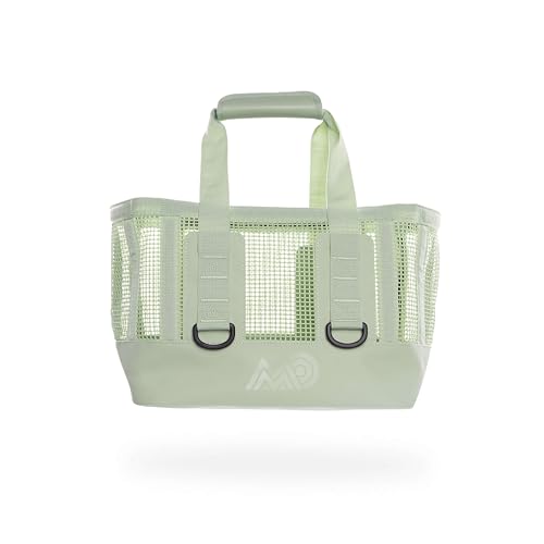 MISSION Boat Gear CASSI Heavy-Duty Outdoor Tote and Waterproof Marine-Grade Mesh Boat Bags - color: Sage, size: 23 Liter