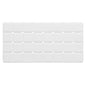 Webos Silicone Bath Mat with Suction Cups – Non-Slip Foldable Bathtub & Shower Mat, Durable & Quick-Dry Safety Tub Mat with Large Drain Holes for Families 28"x 14" White - color: White, size: 28" x 14" (Rectangular)