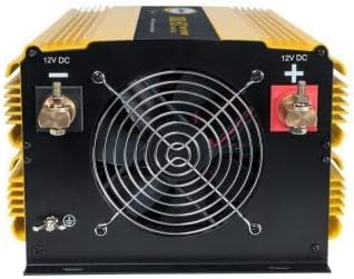 Go Power 3000 Watt Heavy-Duty Modified Pure Sine Wave Power Inverter, 12V to 120V AC, Surge Capacity - 4 AC Outlets for Running Multiple Appliances for RVs, Boats, Trucks, and Home Backup - size: 3000 Watt