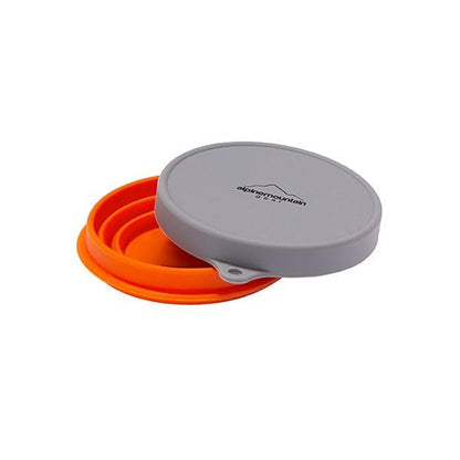 Collapsible Silicone Bowl with Lid for Camping and Backpacking - Camping Dishware Gear Essentials in Small/Red (Made by Caddis Sports) - color: Small (Red)