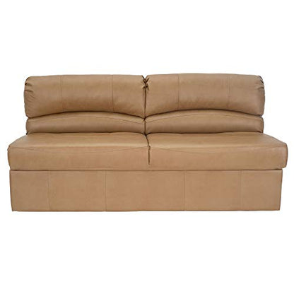 RecPro Charles RV Jackknife Sofa | Love Seat | Sleeper Sofa | Length Options 62", 68", 72" (68 Inch, Toffee) - color: Toffee, size: 68 Inch