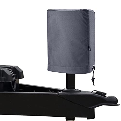 BougeRV Electric Tongue Jack Cover 600D Polyester, RV Accessories Universal Trailer RV Electric Tongue Jack Protective Cover Camper Accessories for Outside Large Size Grey - color: Grey