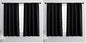 RYB HOME Bedroom Blackout Curtains - Black Curtains Solar Light Block Insulated Drapes Energy Saving for Bedroom Dining Living Room, 42 x 45 inches Long, Black, Set of 2 (Pack of 2) - color: Black, size: 42"W x 45"L (Pack of 4)