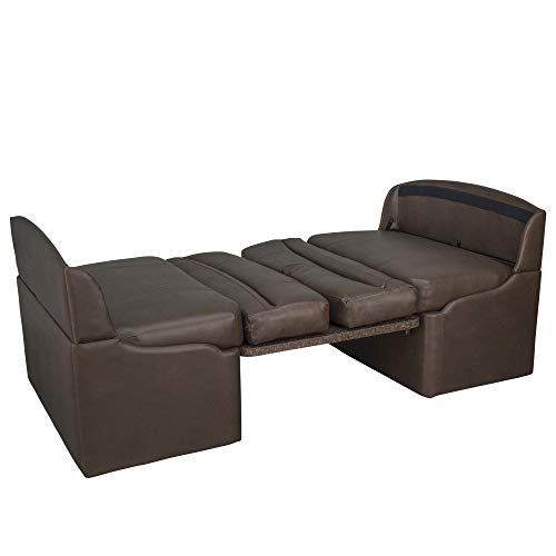 RecPro 36" RV Dinette Booth Set with Table and Leg | Two Dinette Booths (Chestnut, Granite Chocolate) - color: Granite Chocolate, size: Chestnut