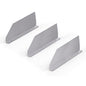 AA Products P-SH-Divider-16Top 4.3" Heightened Version Shelf Divider Shelf Accessories Designed for top Boards of 16" Depth Van Shelving Storage, Set of 3 - Grey - size: 16“D - 4.3" Heightened Version