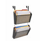 Staples TRU RED Mesh Letter Wall File, 1 - Pocket Hanging Organizer, Black, 2-Pack - Wall - Mounted Office, Door and Cubicle File Holder - style: 2 Pack
