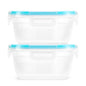 Snapware Plastic Total Solution 2-Pack (4-Cup) Food Storage Containers Set, Leakproof & Airtight Plastic Locking Lids Round Tupperware, Non-Toxic BPA-Free Lids, Microwave Dishwasher Freezer Safe - size: 2 Pack, style: 4 Cup