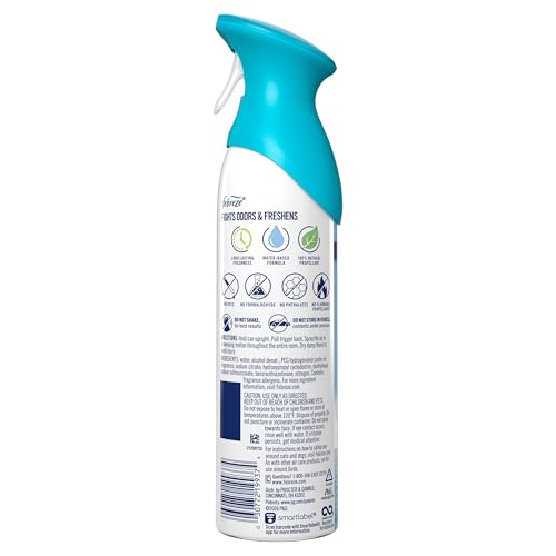 Febreze New & Improved Air Mist Bora Bora Waters, Air Freshener, Home and Kitchen Essentials, Odor Fighting Room Spray (Pack of 6) - style: Bora Bora