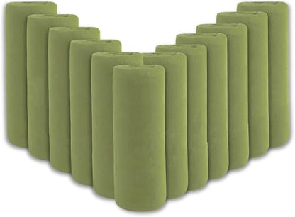 (24 Pack) Bulk Fleece 50x60 Throw Blankets for Wedding Favors, Homeless Women, Men, Homes, Bed, Sofa, Couch, Office, Pet Blankets, Travel | Soft Warm Lightweight Throw Blankets in Bulk (Green) - color: Green