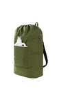 Canvas Laundry bag, Washable Laundry backpack, Adjustable Straps, Large Front Pocket, Drawstring Closure (ARMY GREEN, X-Large) - color: ARMY GREEN, size: X-Large