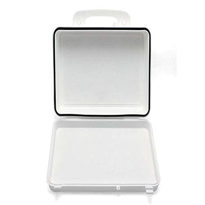 Kemp USA 24 Capacity Unit Plastic First Aid Kit Box with Weather-Resistant Gasket Empty Mountable Medical Storage Case Durable Living Hinge & Secure Clasps (Medium) - size: Medium