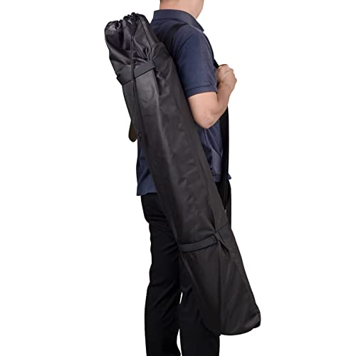 Xxerciz Foldable Camp Chair Replacement Bag Carrying Bag Large Mouth Bag with Shoulder Strap for Outdoor Camping, Heavy Duty Large Storage Folding Chair Bag 48 inches (Chair is not Included) - color: Black