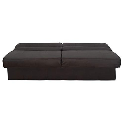 RecPro Charles RV Jackknife Sofa | Love Seat | Sleeper Sofa | Length Options 62", 68", 72" (72 Inch, Chestnut) - color: Chestnut, size: 72 Inch