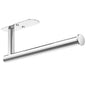 VAEHOLD Self Adhesive Paper Towel Holder Under Cabinet Mount, Wall Mounted Paper Towel Roll Holder for Kitchen, Bathroom, Wall - Stainless Steel (Bright Surface) - color: Polished Chrome