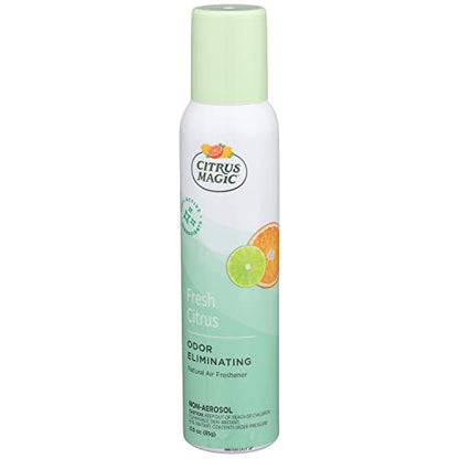 Citrus Magic Natural Odor Eliminating Air Freshener Spray, Fresh Citrus, 3-Ounce (Pack of 4) - size: 3 fluid ounces (Pack of 4)