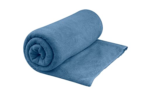 Sea to Summit Tek Towel, Plush Camping and Travel Towel - color: Moonlight Blue, style: X-Large