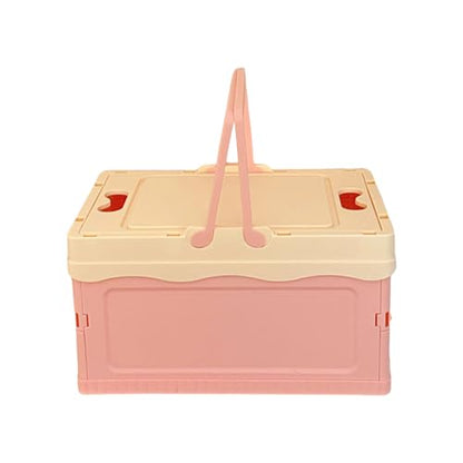 Portable Folding Storage Box for Camping Gear and Home Organization Easy to Carry Household Organization Case