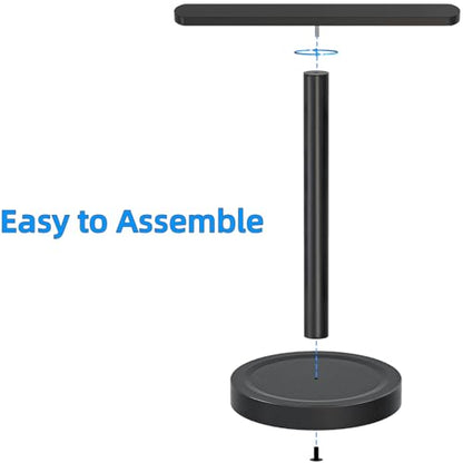 Heavy Duty Hand Towel Holder Stand, Stainless Steel Hand Towel Holder Rack for Bathroom Countertop, Weighted Base T-Shape Free Standing Towel Bar for Bathroom Kitchen Vanity Countertop, Matte Black - size: T-Shape