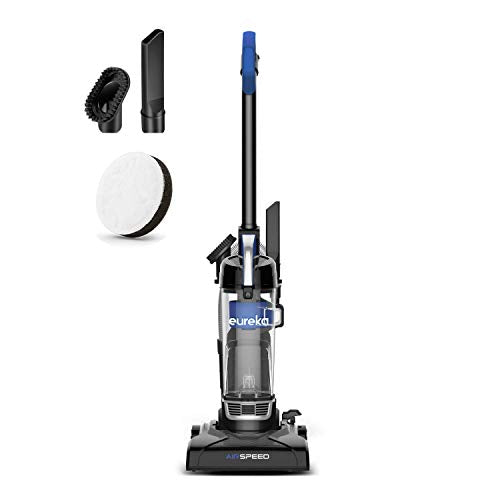Eureka NEU10AE5 Powerful Bagless Upright Vacuum Cleaner Carpet and Floor, AirSpeed Ultra-Lightweight Vacuum Cleaner, w/ Replacement Filter, Blue - color: Blue, size: Standard