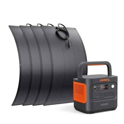 Jackery Solar Generator 2000 v2 with 4x100W Light Solar Panels, 2042Wh/2200W LiFePo4 Portable Power Station, 20ms UPS Home Backup, USB-C PD 100W Fast Charging for Power Outages, Emergencies, Camping - style: Explorer 2000 v2+100W Lightx4