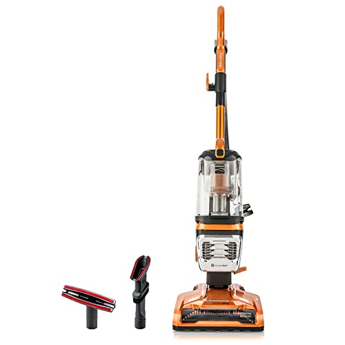Kenmore DU4080 Featherlite Lift-Up Bagless Upright Vacuum 2-Motor Power Suction Lightweight Carpet Cleaner with HEPA Filter, 2 Cleaning Tools for Pet Hair, Hard Floor, Orange - color: Orange