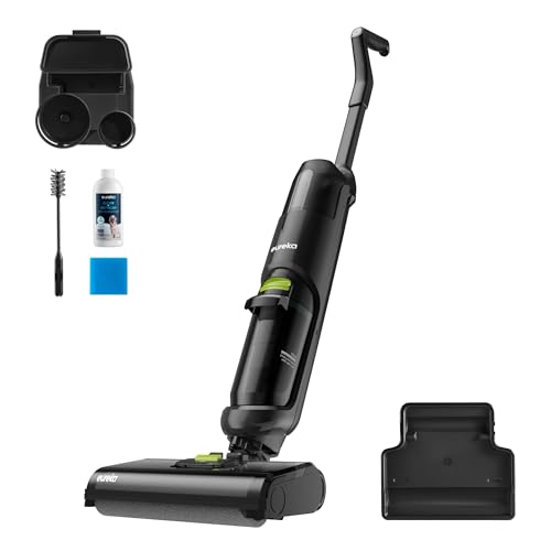 Eureka Wet Dry Vacuum Cleaner Cordless, Mop Vacuum Cleaner with Self-Cleaning System, Lightweight Hardwood Floors Vacuum for Pets and Sticky Messes, Black, NEW400 - color: Black, size: NEW400